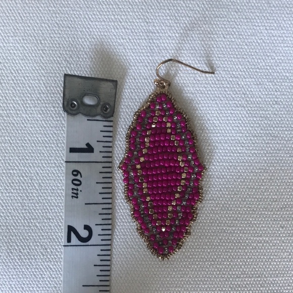 Erin McDermott Beaded Dangle Earrings - Picture 4 of 4